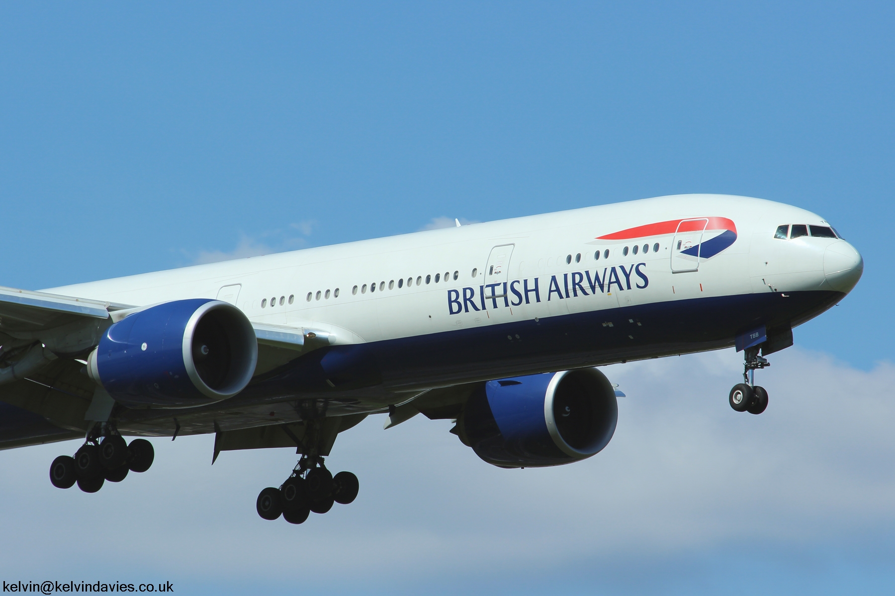 British Airways 777 G-STBB