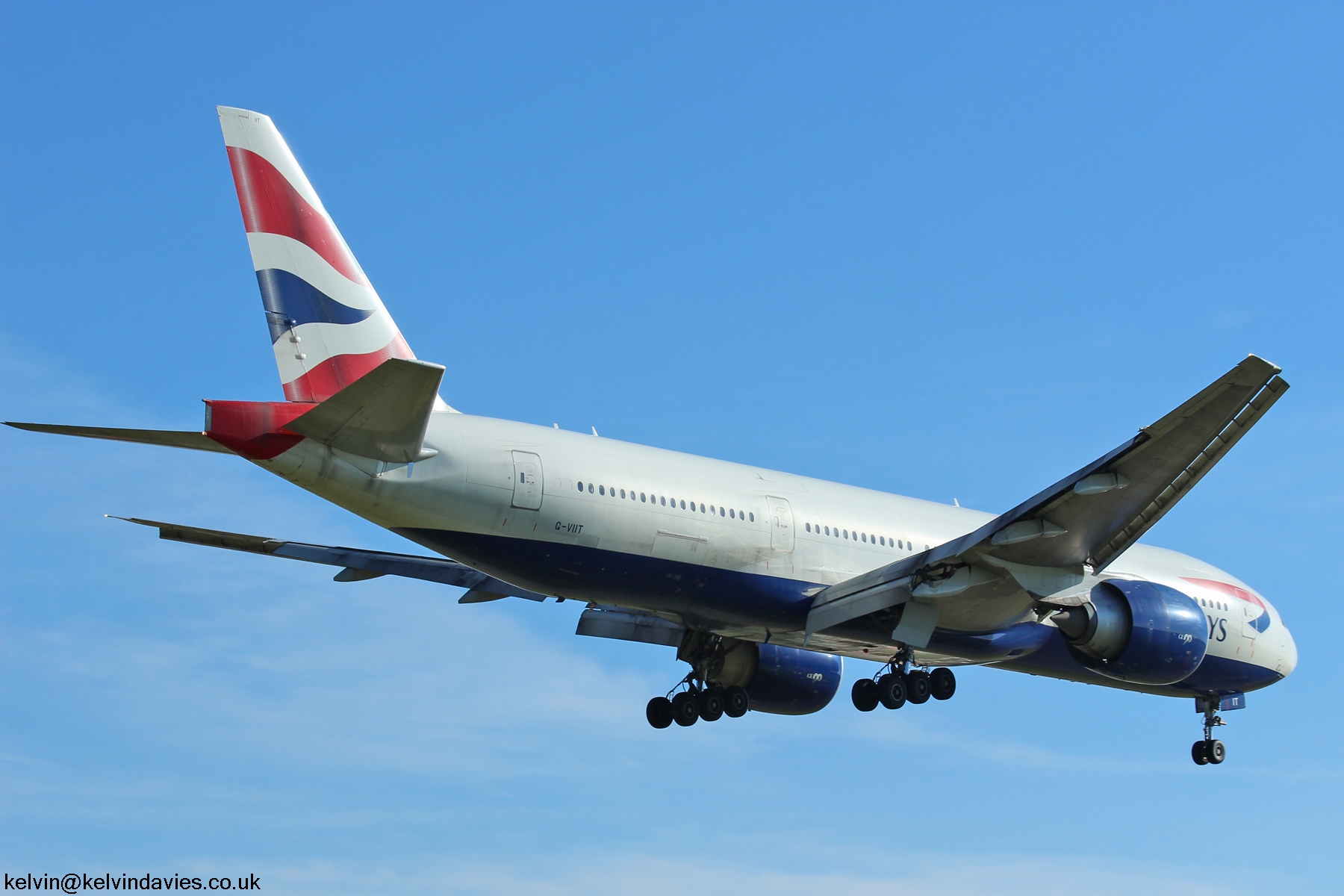 British Airways 777 G-VIIT