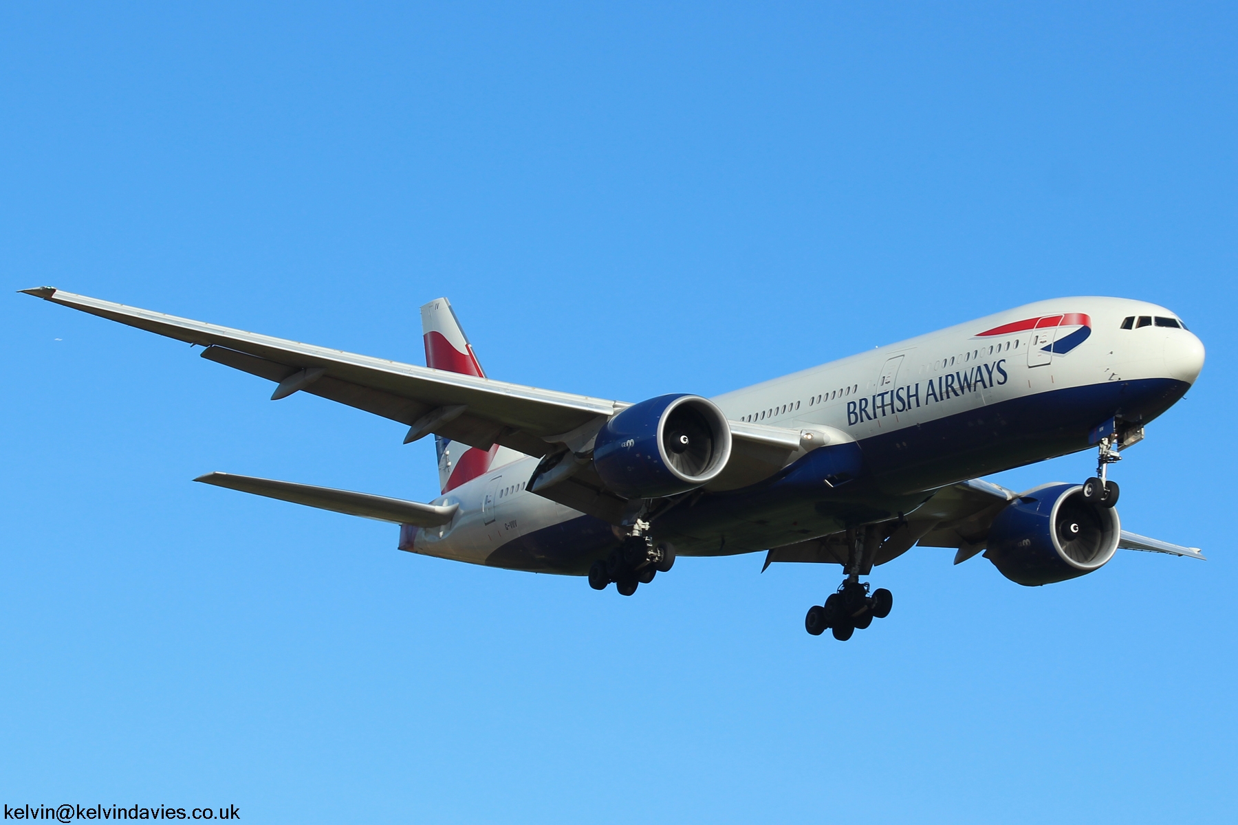 British Airways 777 G-VIIV