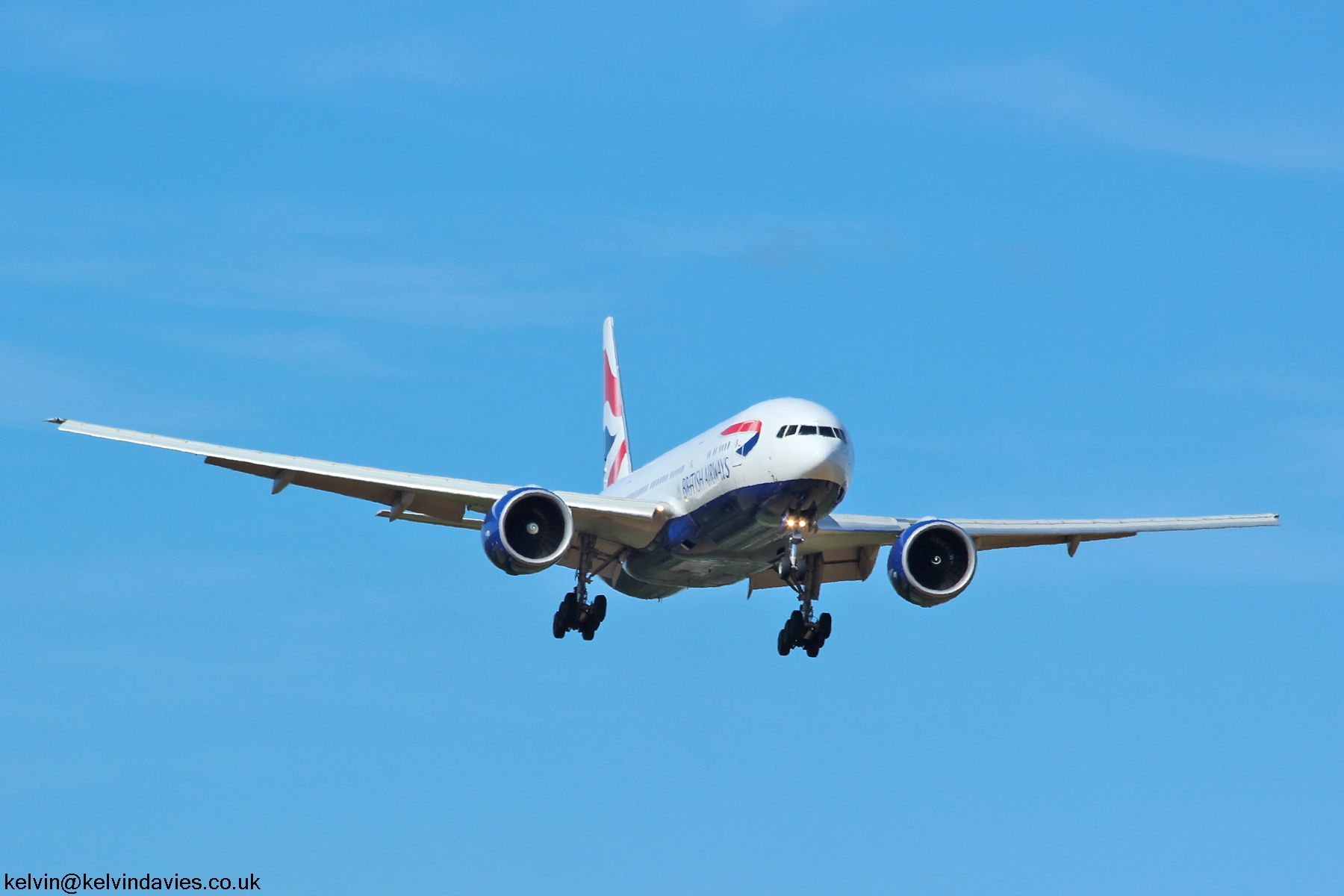 British Airways 777 G-VIIX