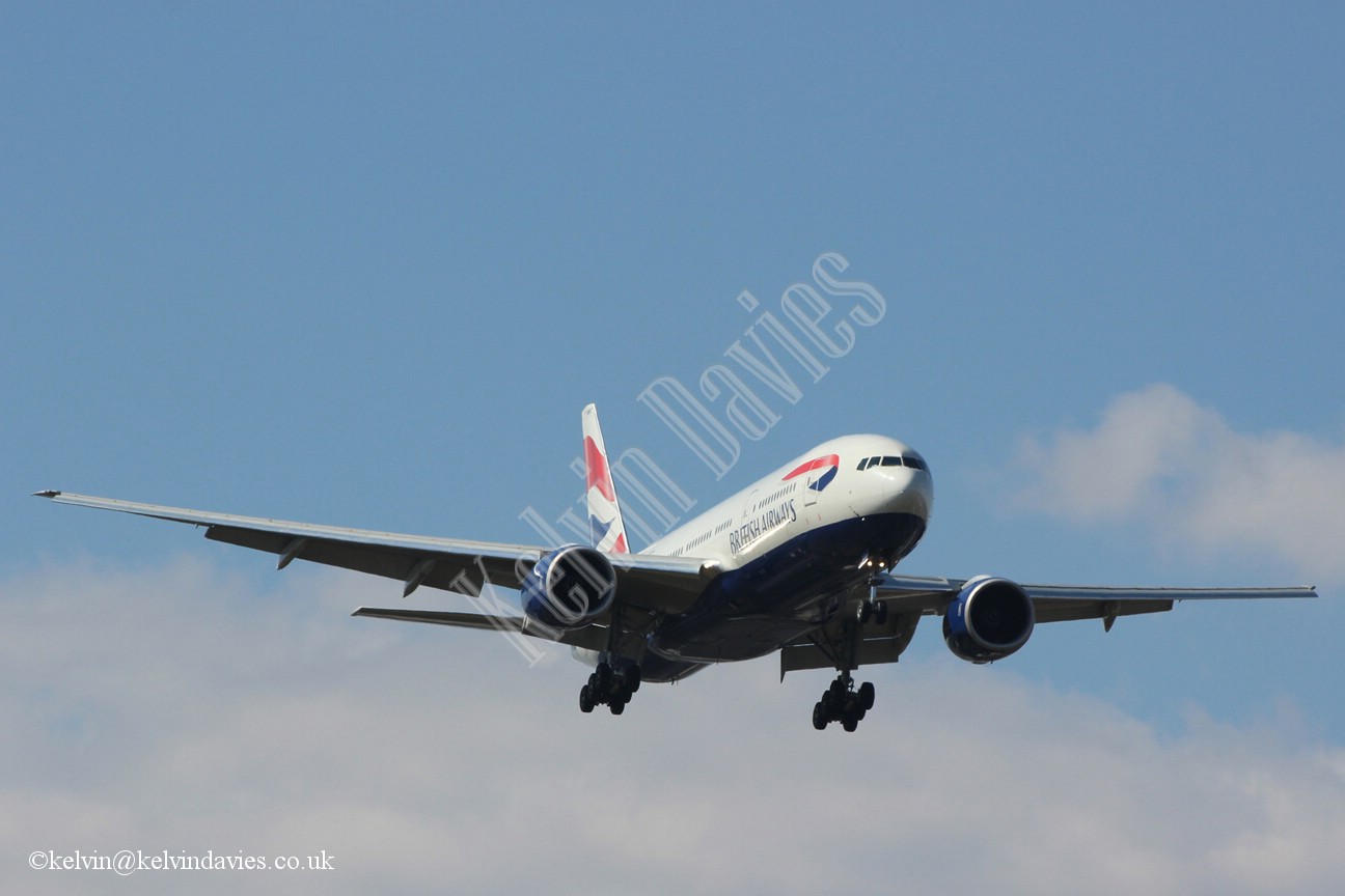 British Airways 777 G-YMMT