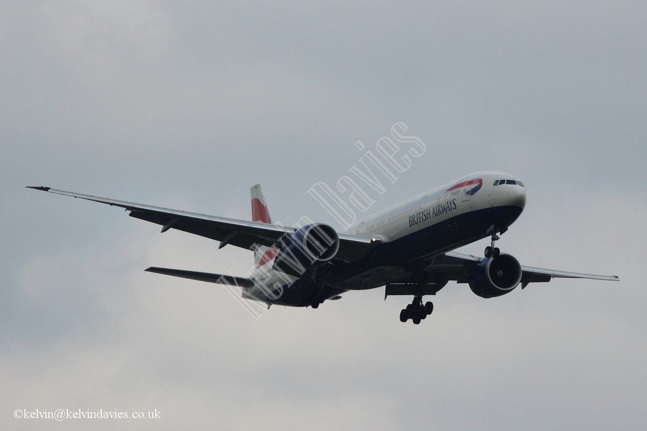 British Airways 777 G-STBC