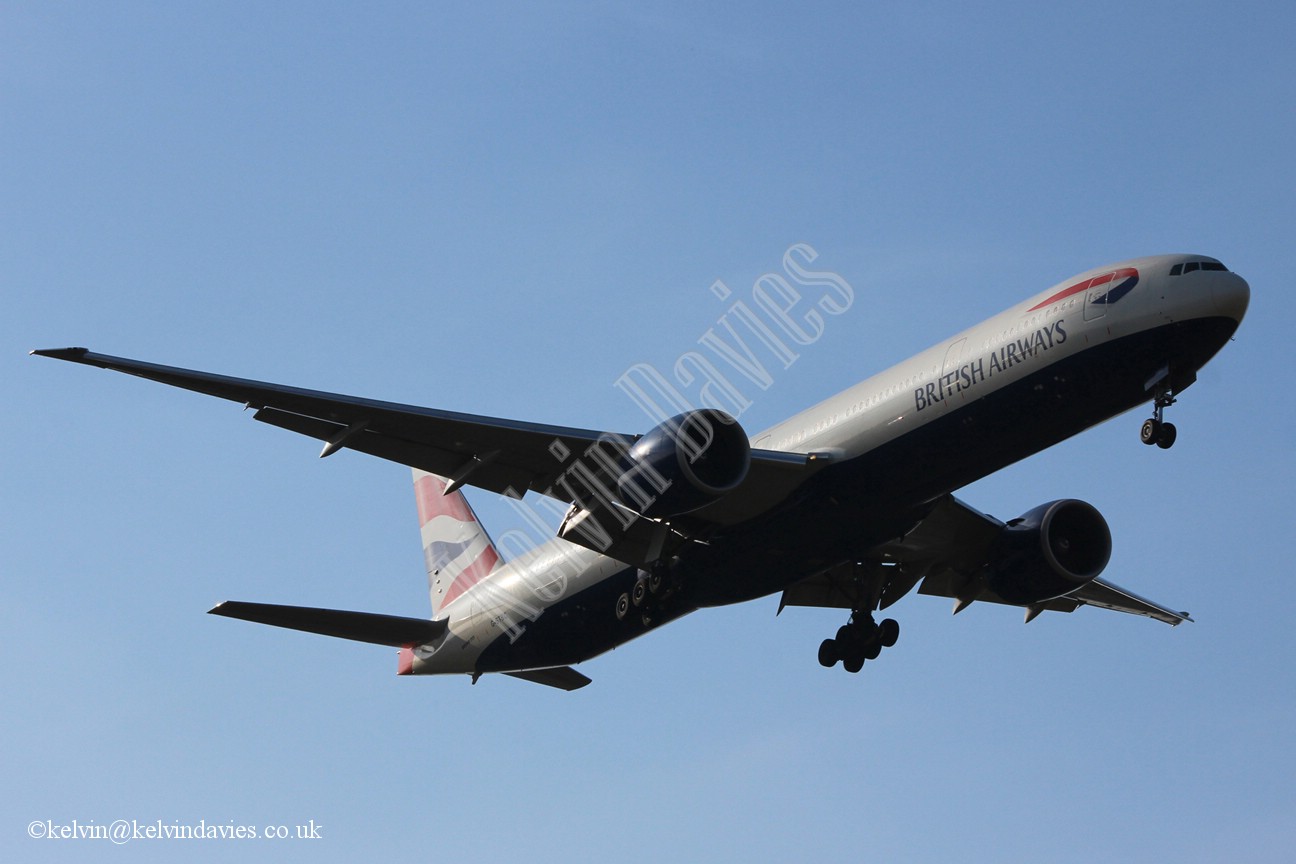 British Airways 777 G-STBC