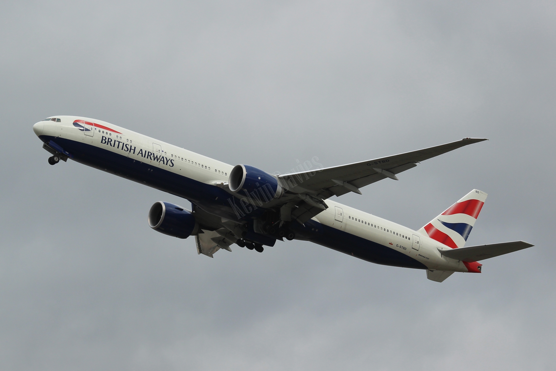 British Airways 777 G-STBD