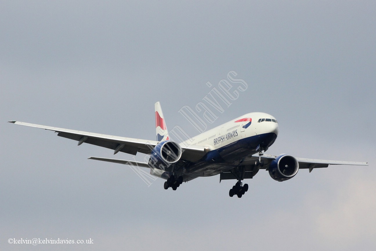 British Airways 777 G-VIIC