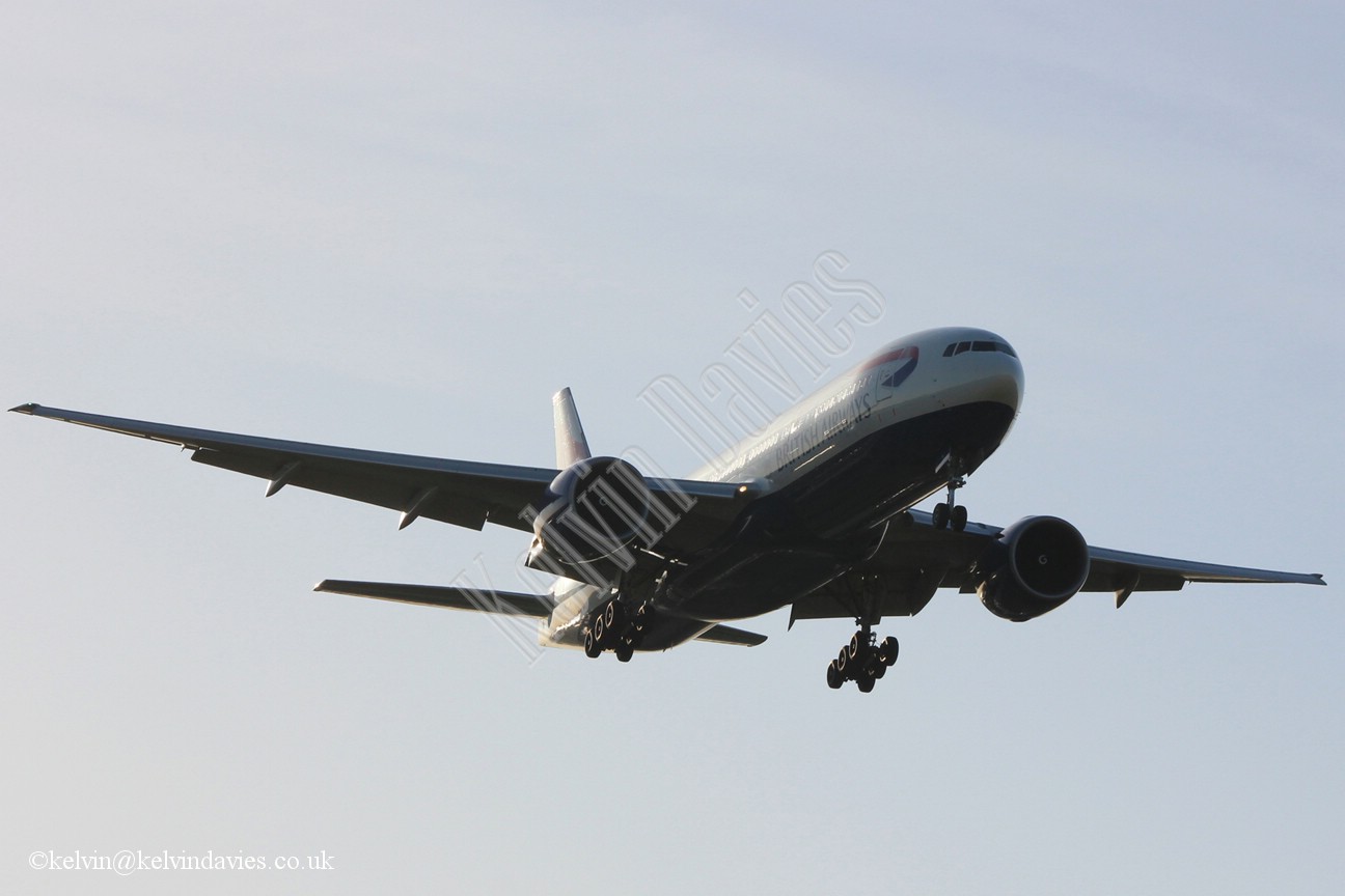 British Airways 777 G-VIID