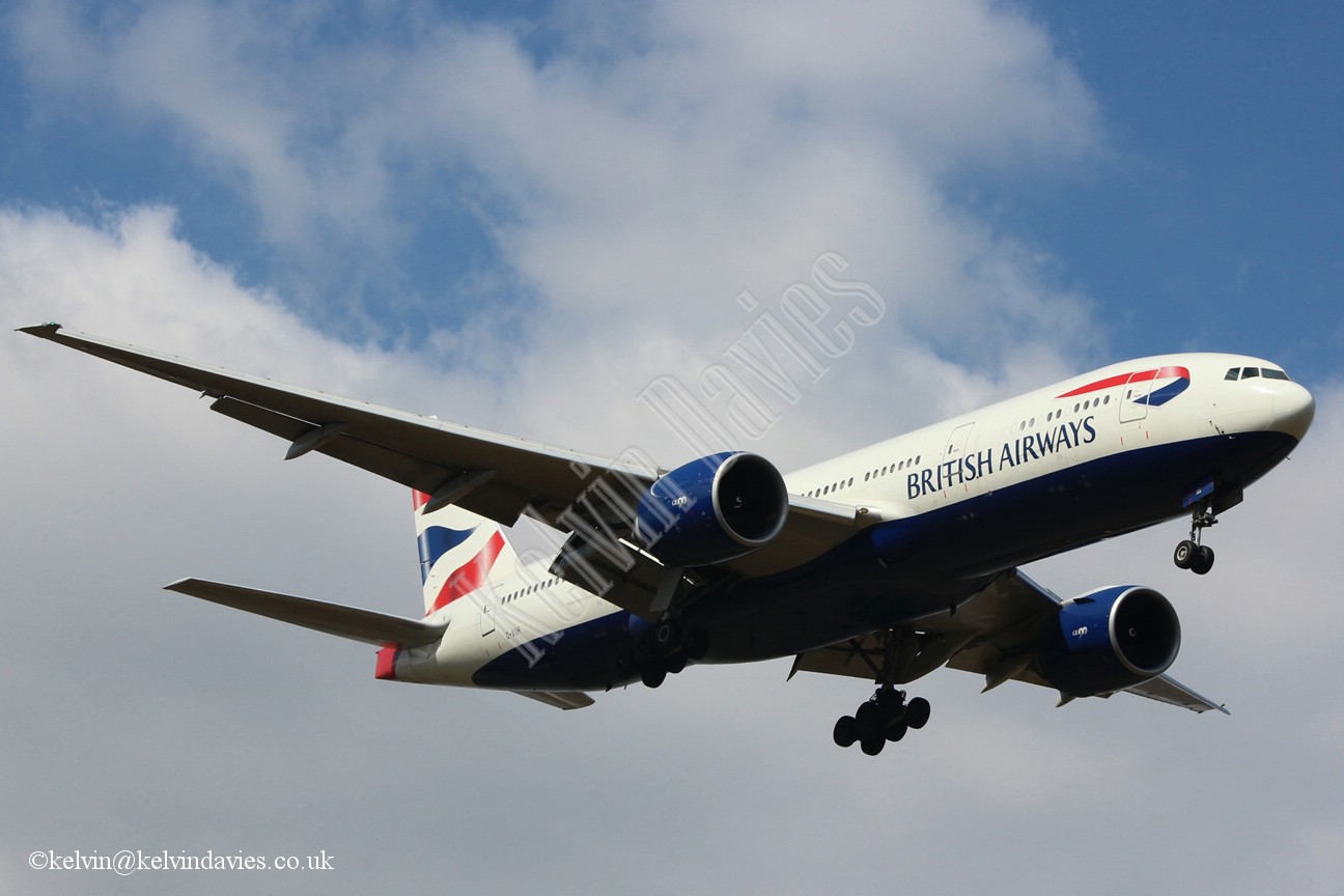 British Airways 777 G-VIIH