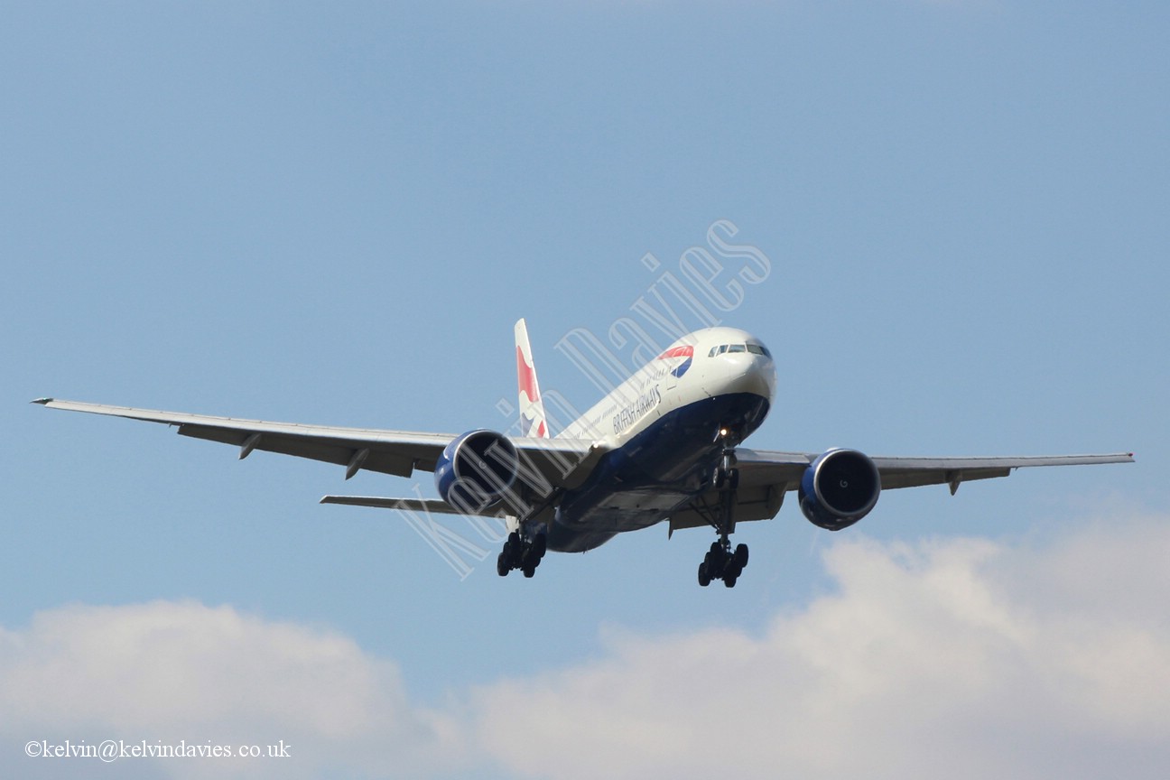 British Airways 777 G-VIIL