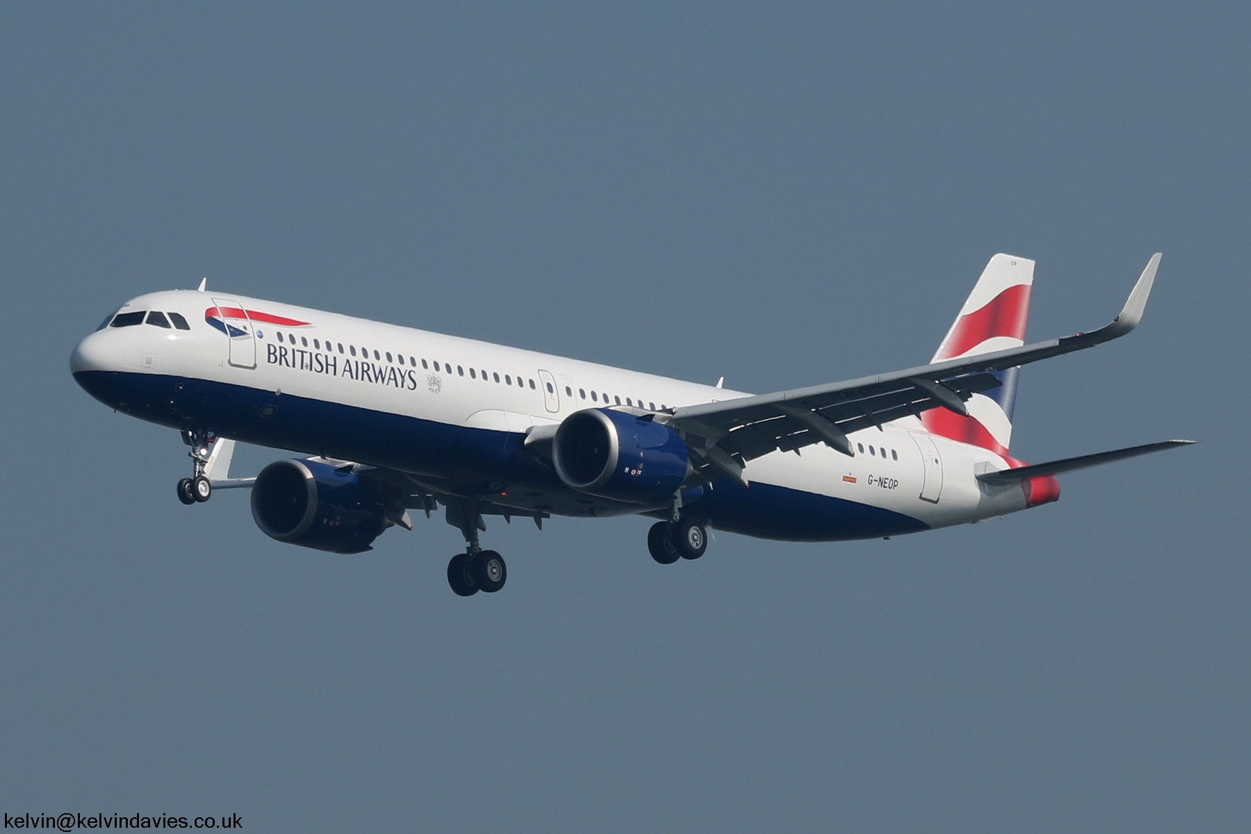 British Airways A321 G-NEOP