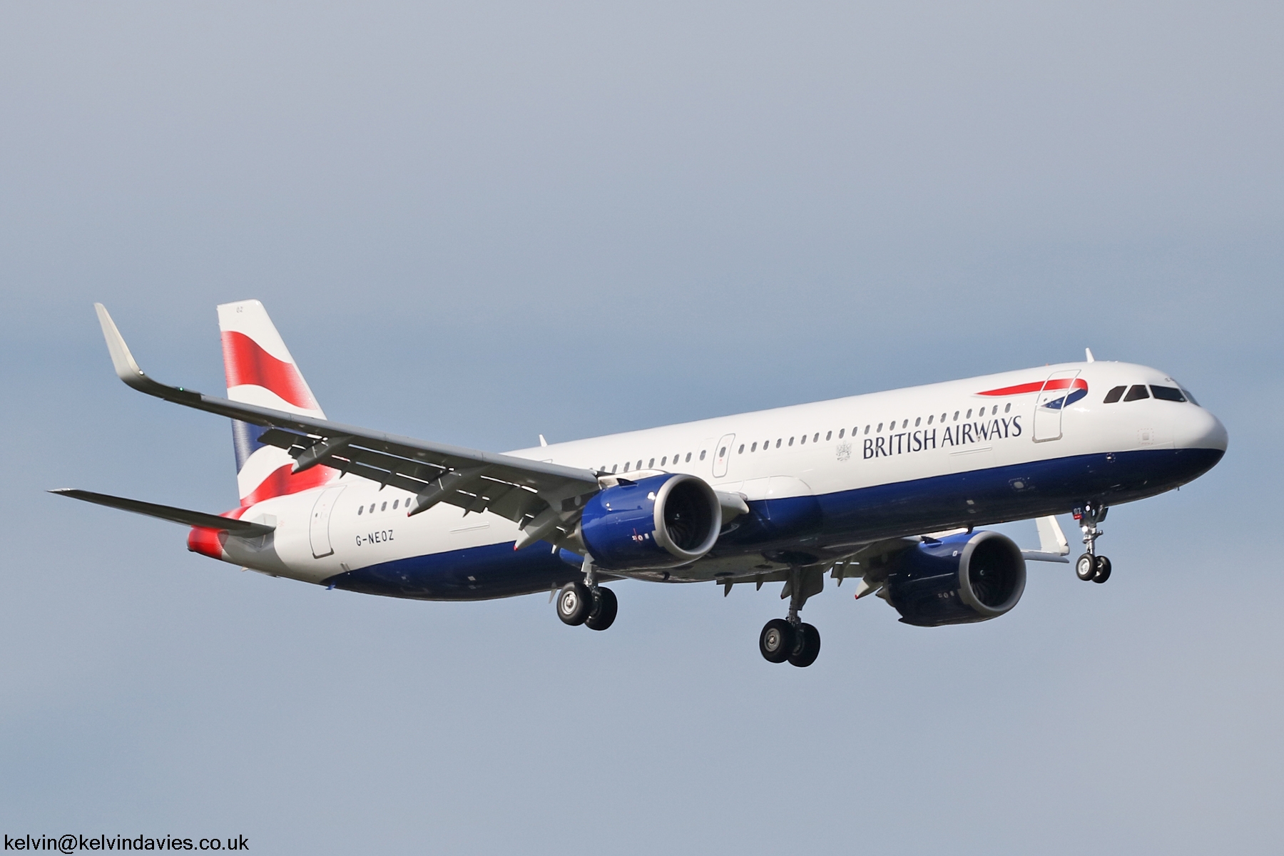 British Airways A321NEO G-NEOZ