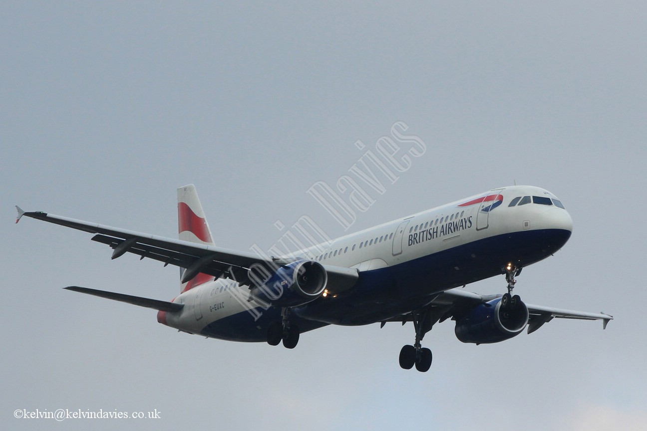 British Airways A321 G-EUXC