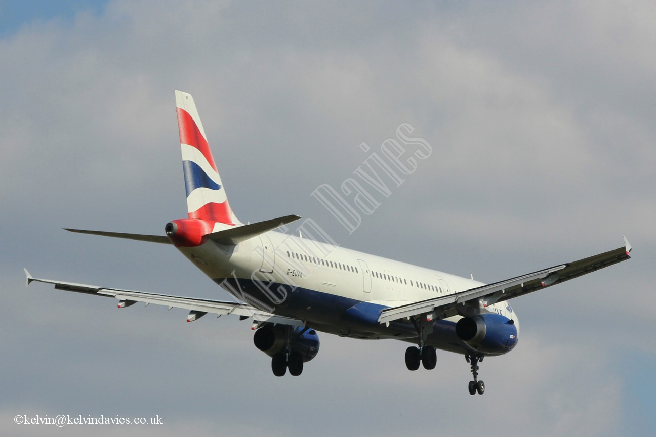 British Airways A321 G-EUXK