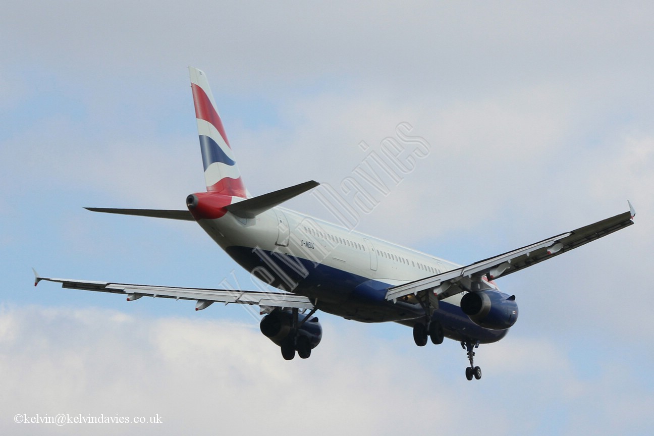 British Airways A321 G-MEDG