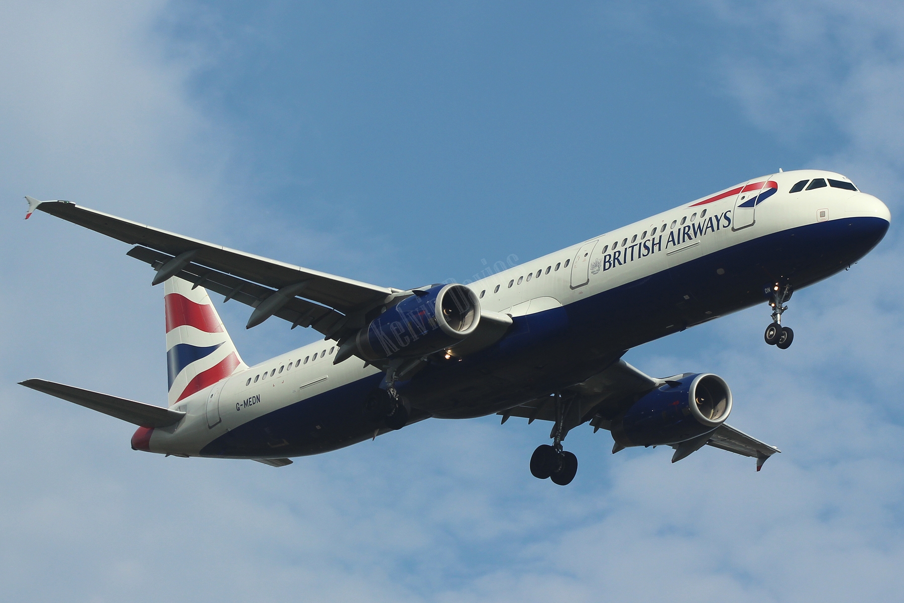 British Airways A321 G-MEDN