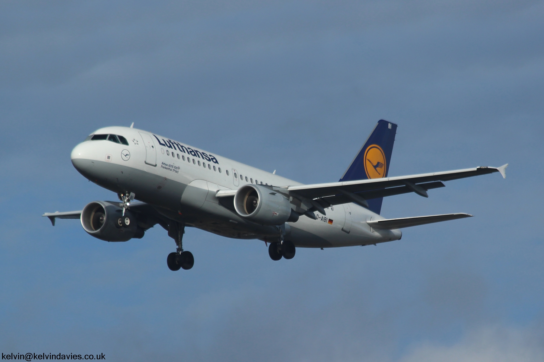 Lufthansa A319 D-AIBI