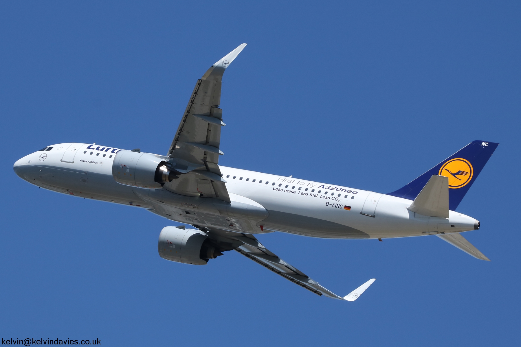 Lufthansa A320 NEO D-AINC