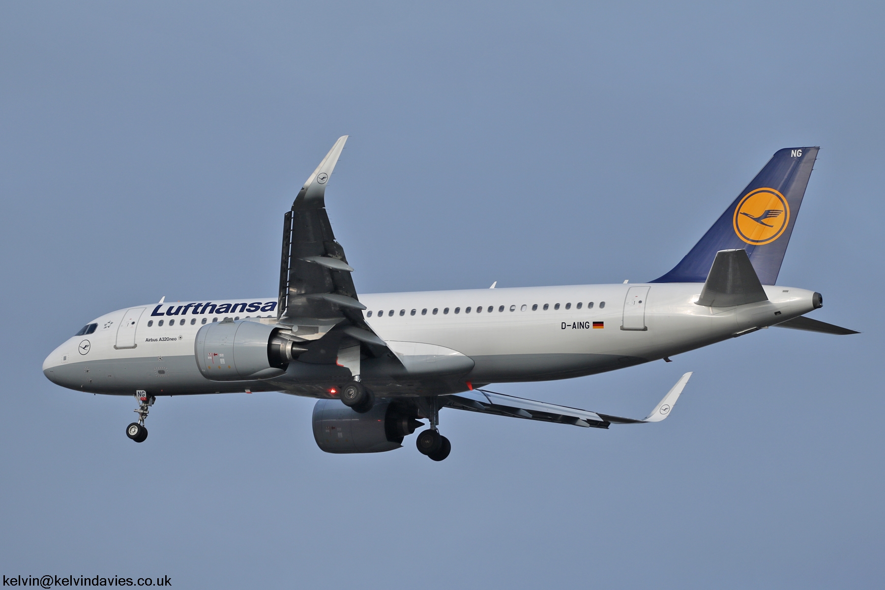Lufthansa A320 D-AING
