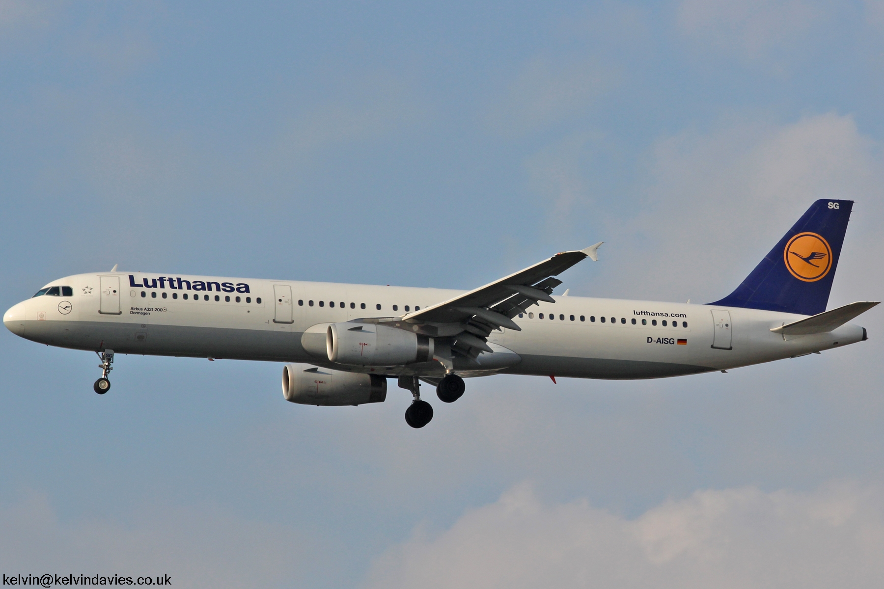 Lufthansa A320 D-AISG
