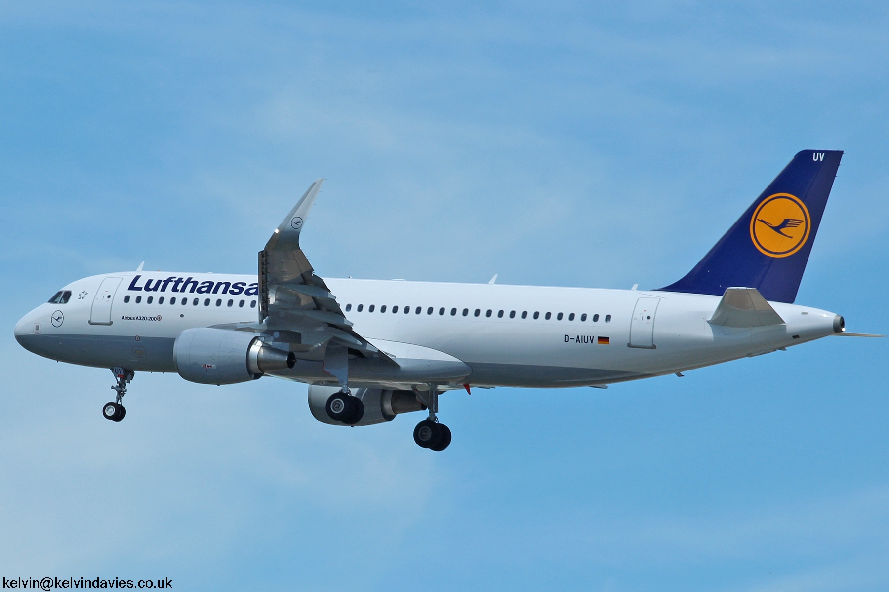 Lufthansa A320 D-AIUV