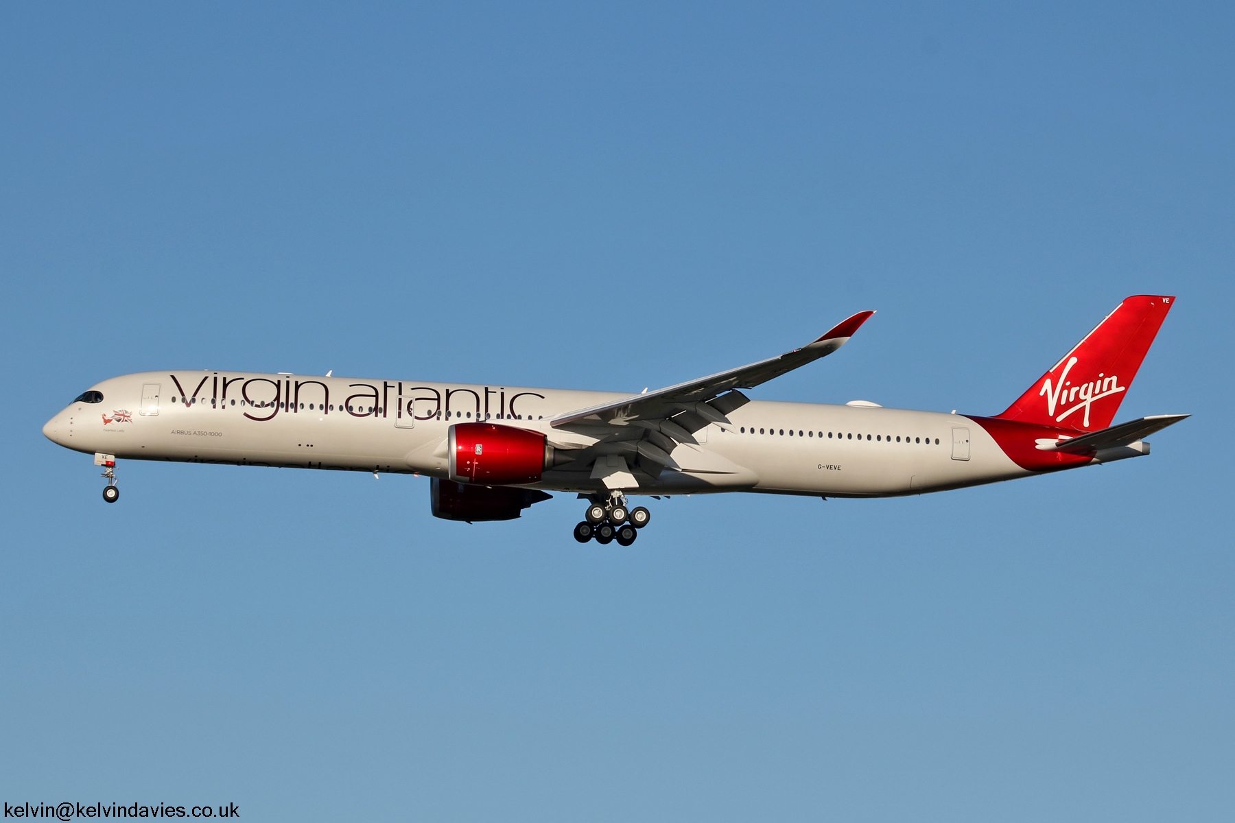 Virgin Atlantic A350 G-VEVE