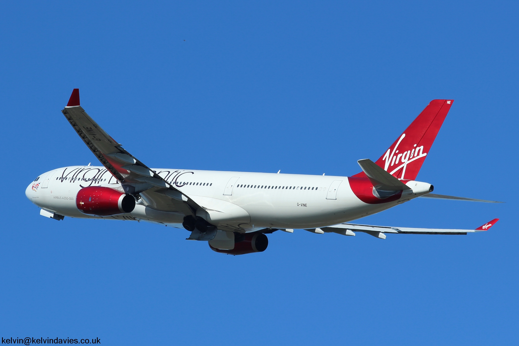 Virgin Atlantic A330 G-VINE