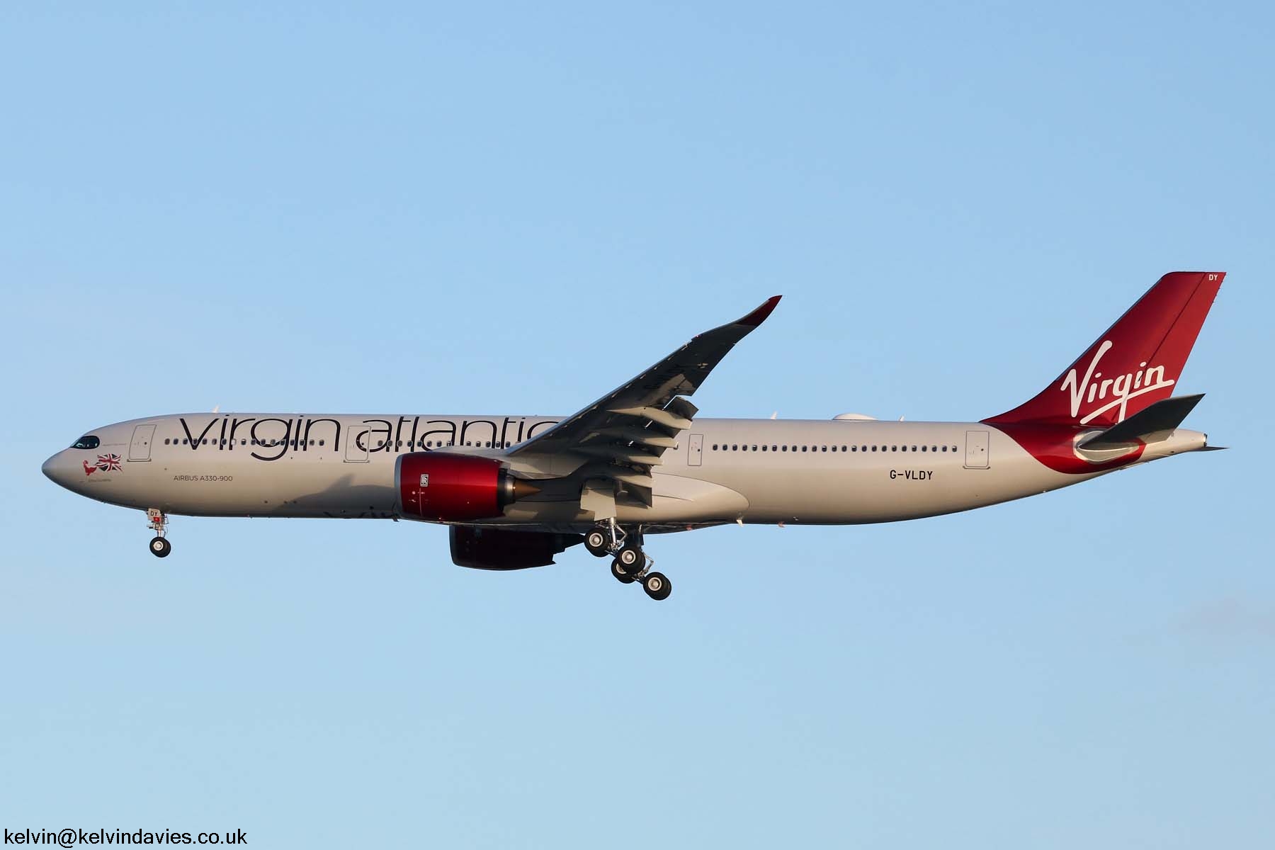 Virgin Atlantic A330 G-VLDY