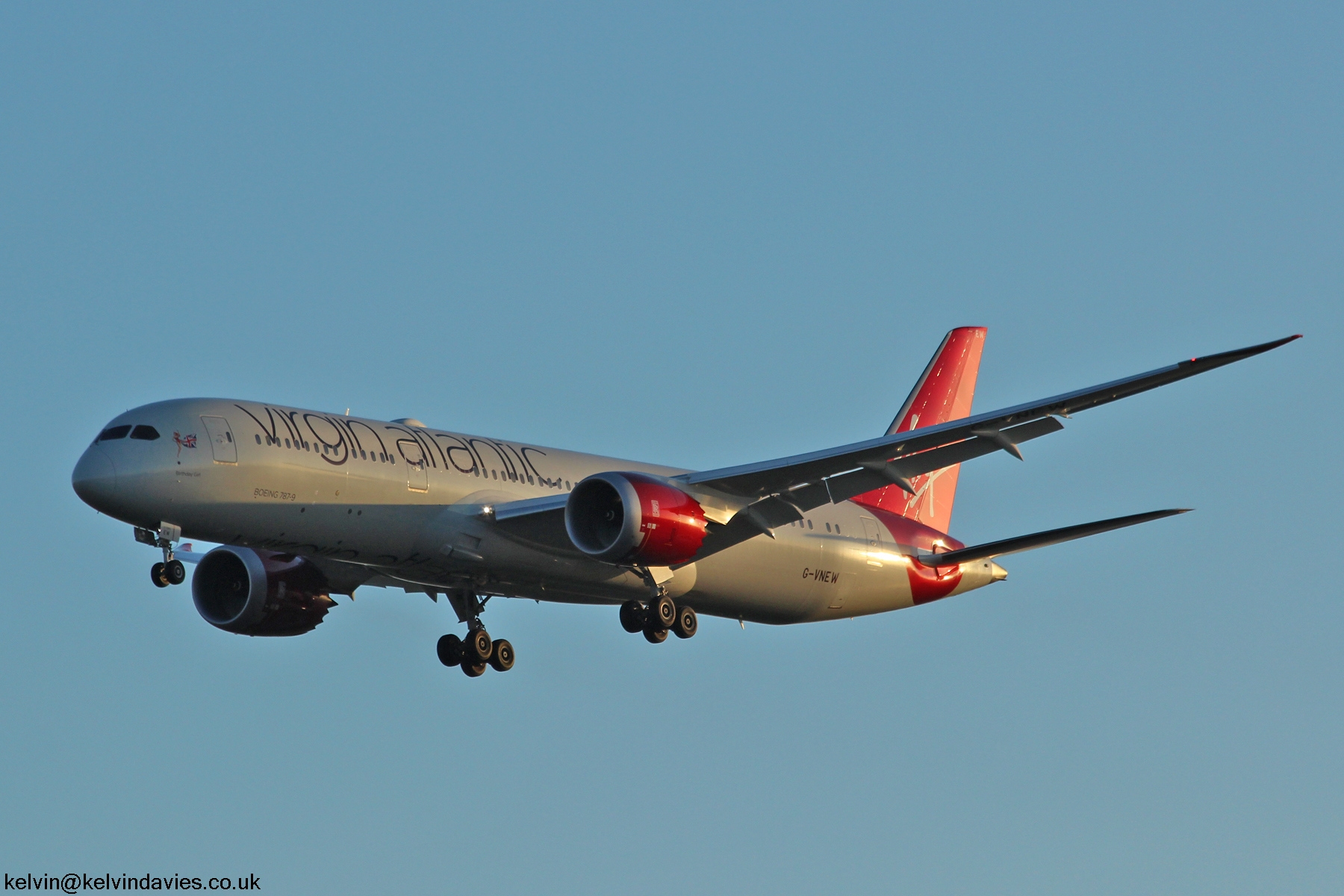 Virgin Atlantic 787 G-VNEW