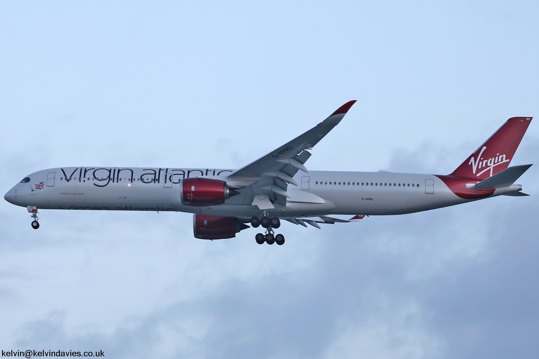 Virgin Atlantic A350 G-VPRD