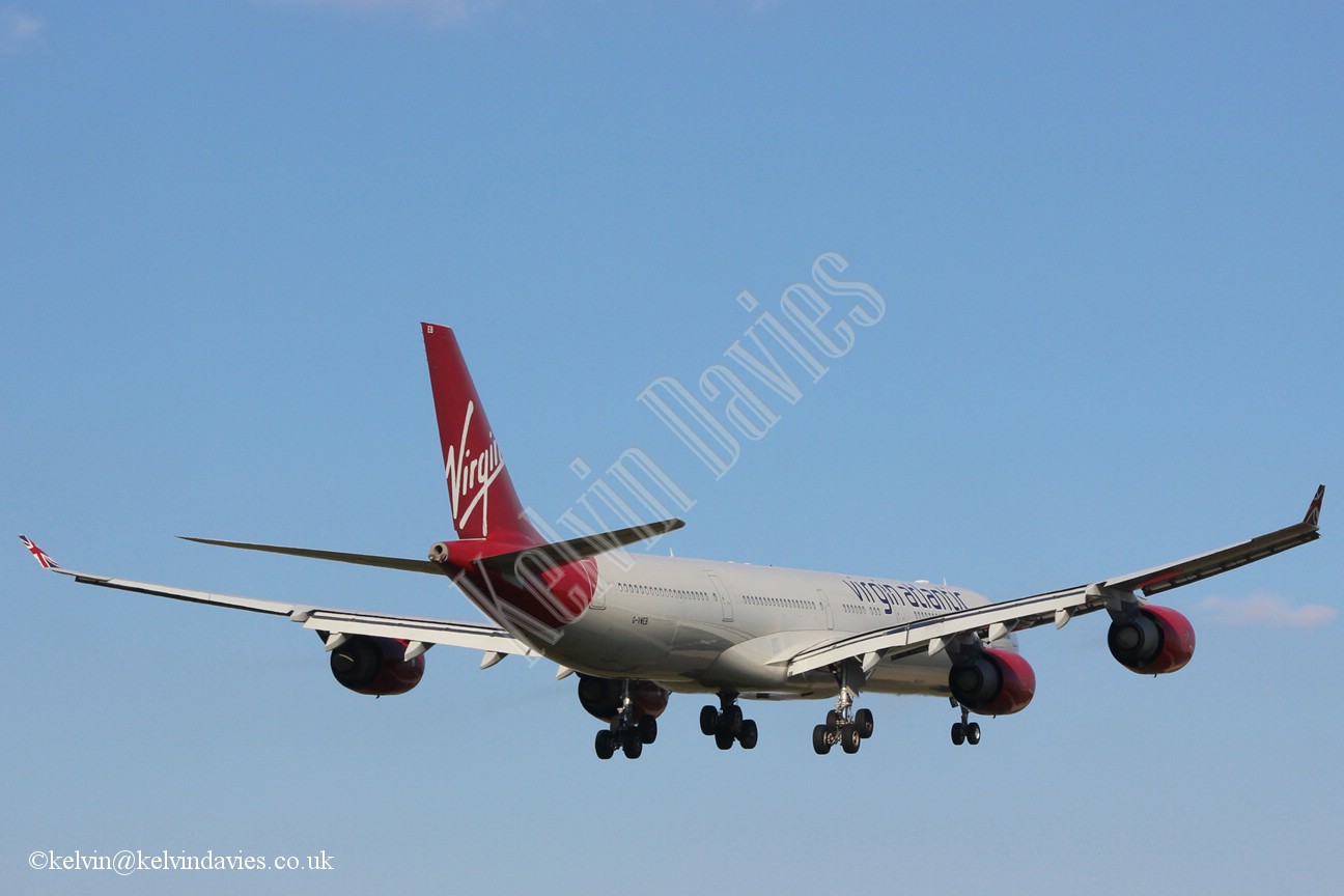 Virgin Atlantic A340 G-VWEB