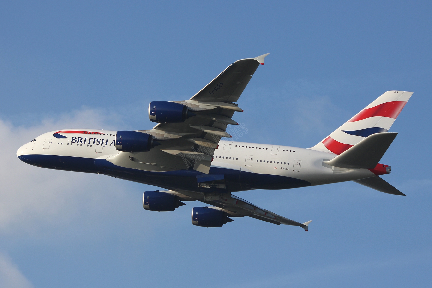 British Airways A380 G-XLEA