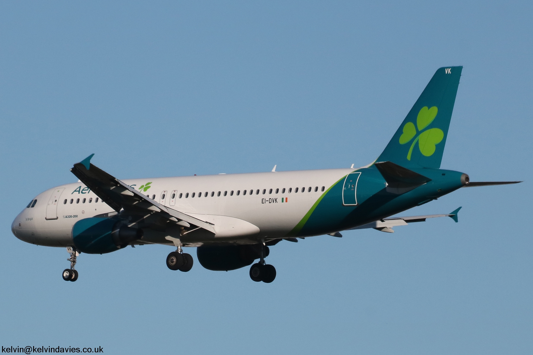 Aer Lingus A320 EI-DVK