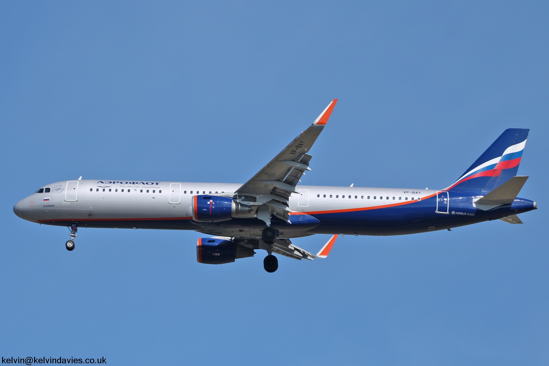 Aeroflot A321 VP-BAY