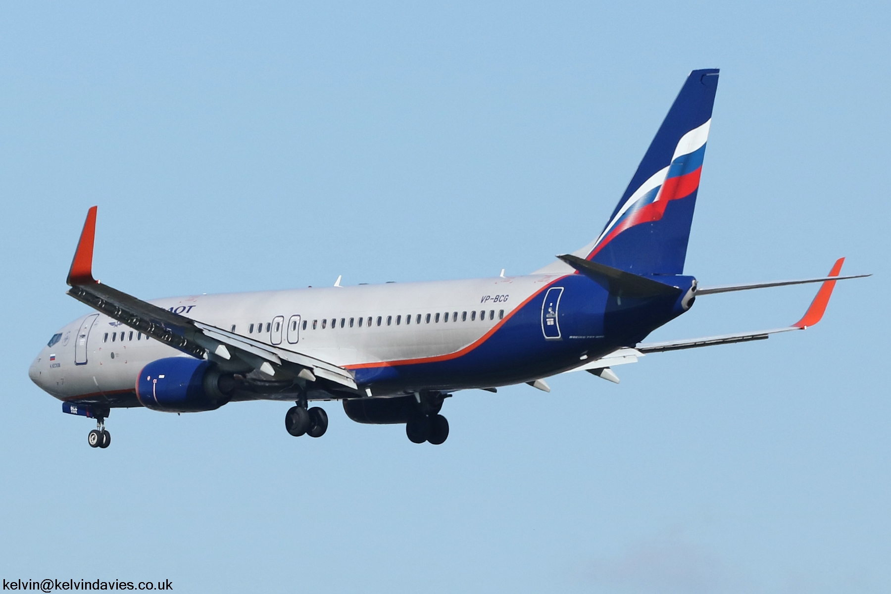 Aeroflot 737 VP-BCG