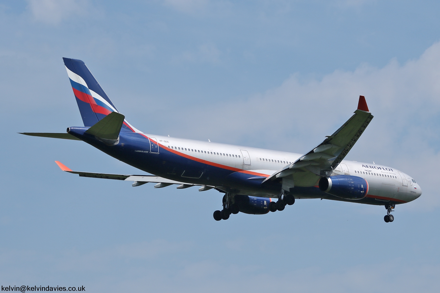 Aeroflot A330 VP-BDE