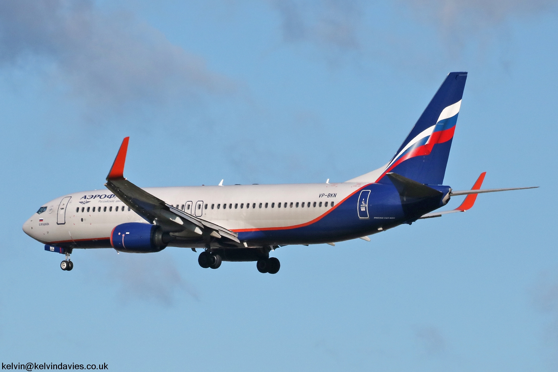 Aeroflot 737NG VP-BKN