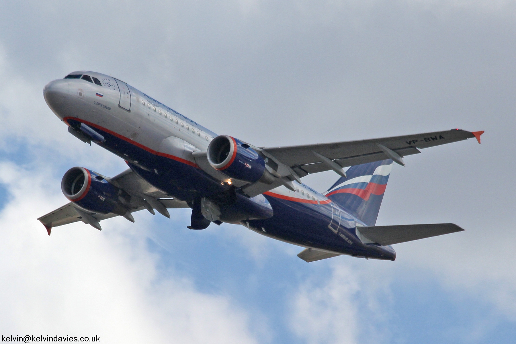 Aeroflot A319 VP-BWA