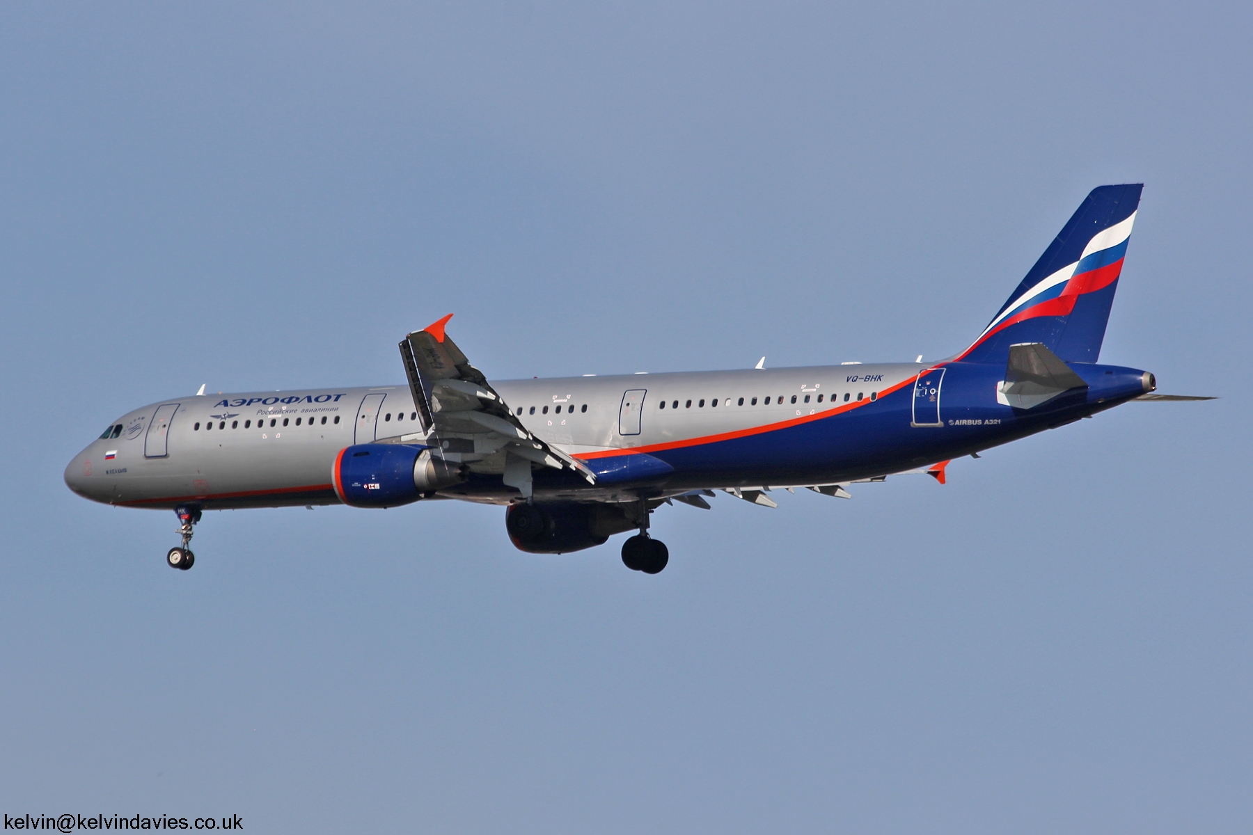 Aeroflot A321 VQ-BHK