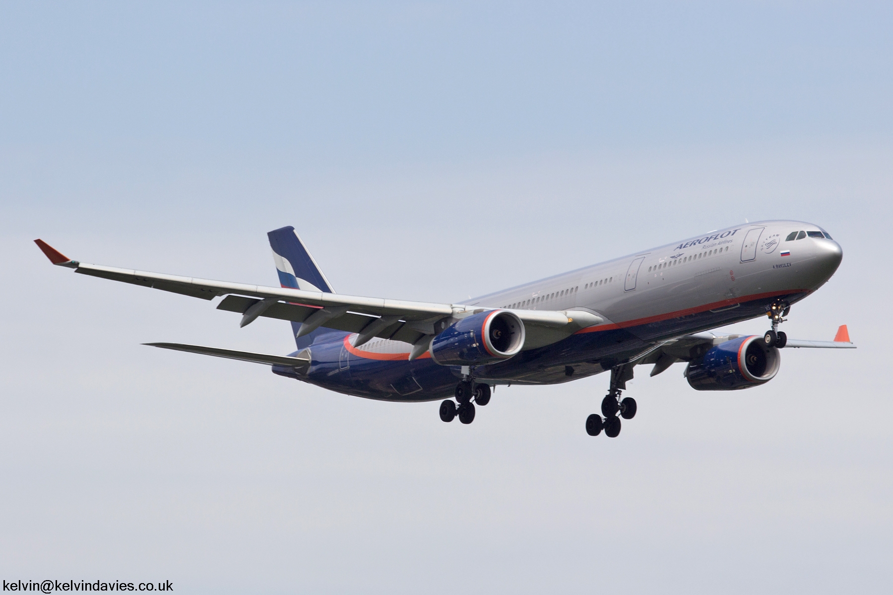 Aeroflot A330 VQ-BNS