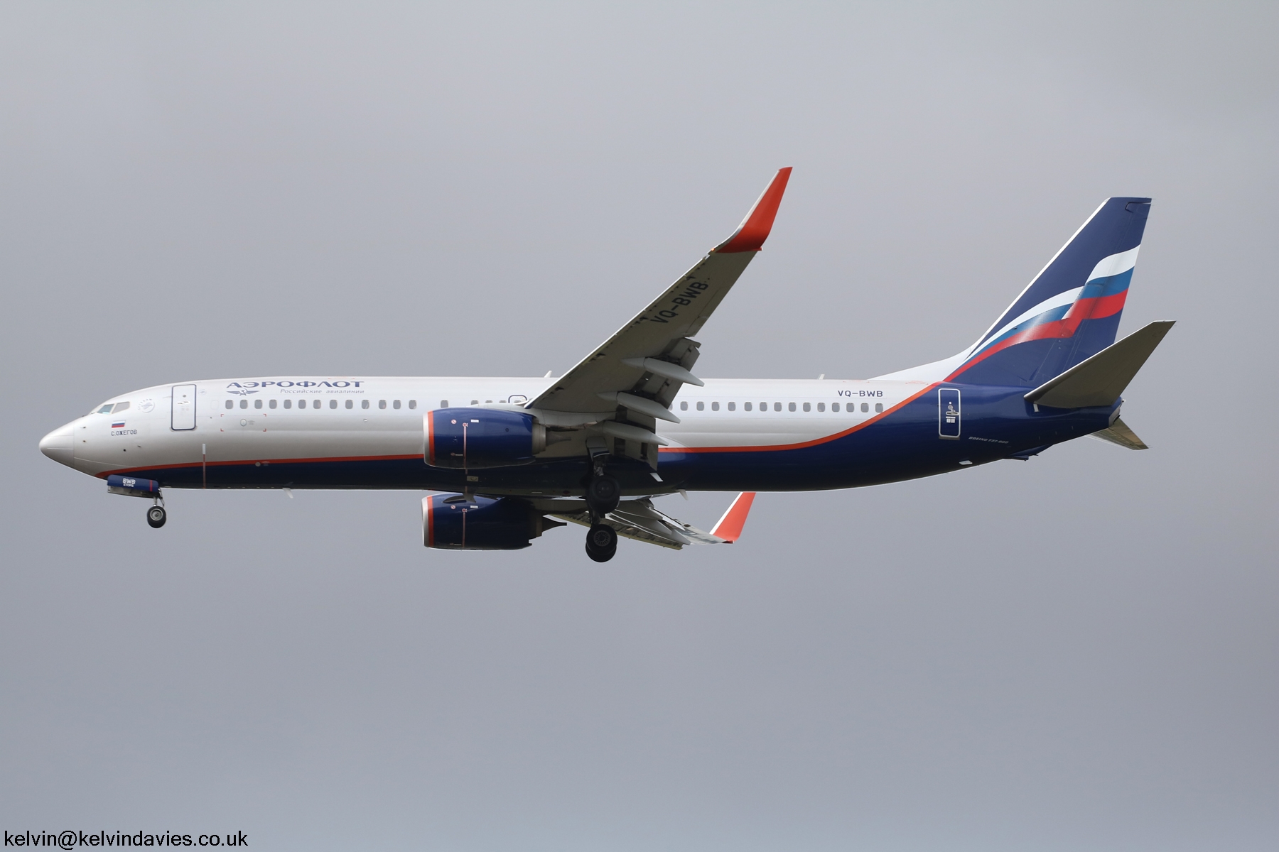 Aeroflot 737 VQ-BWB
