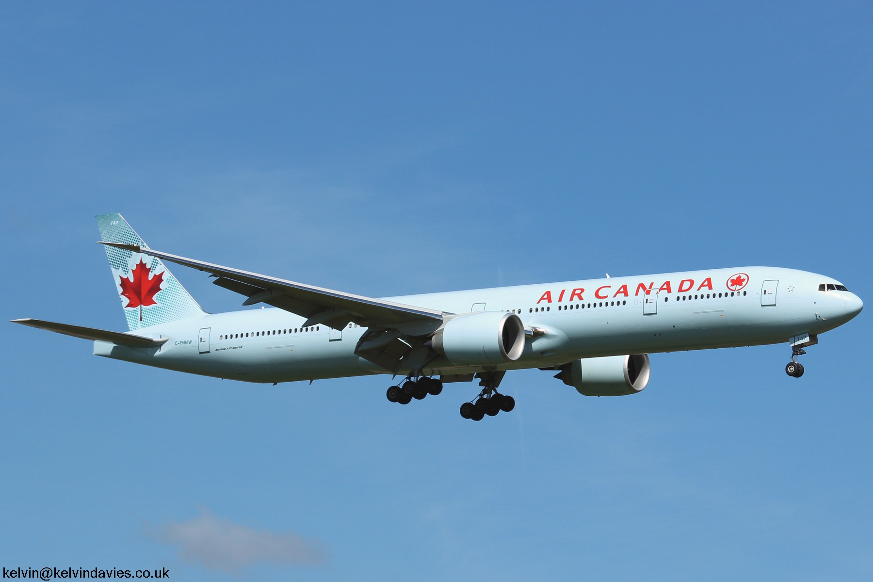 Air Canada 777 C-FNNW