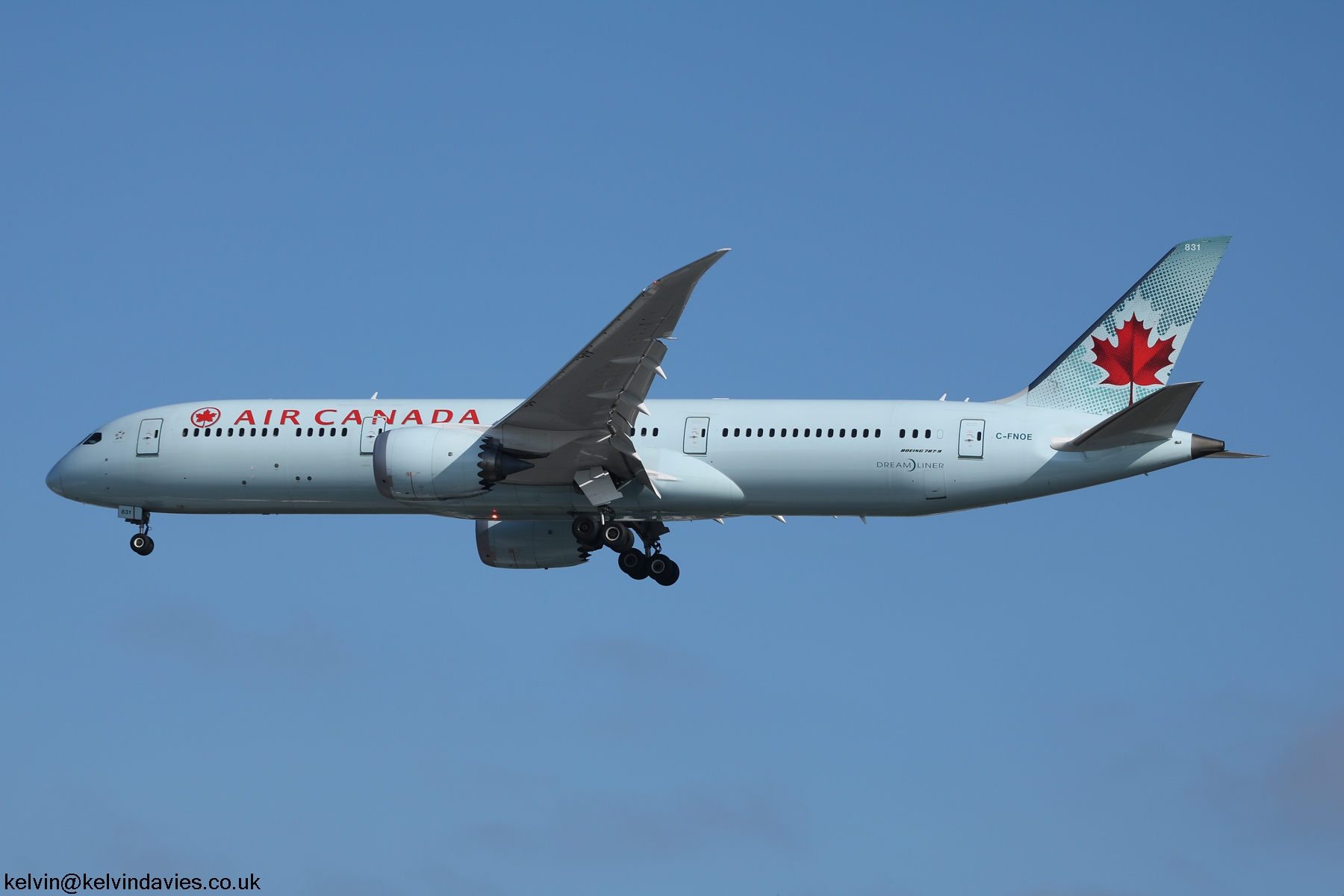 Air Canada 787 C-FNOE