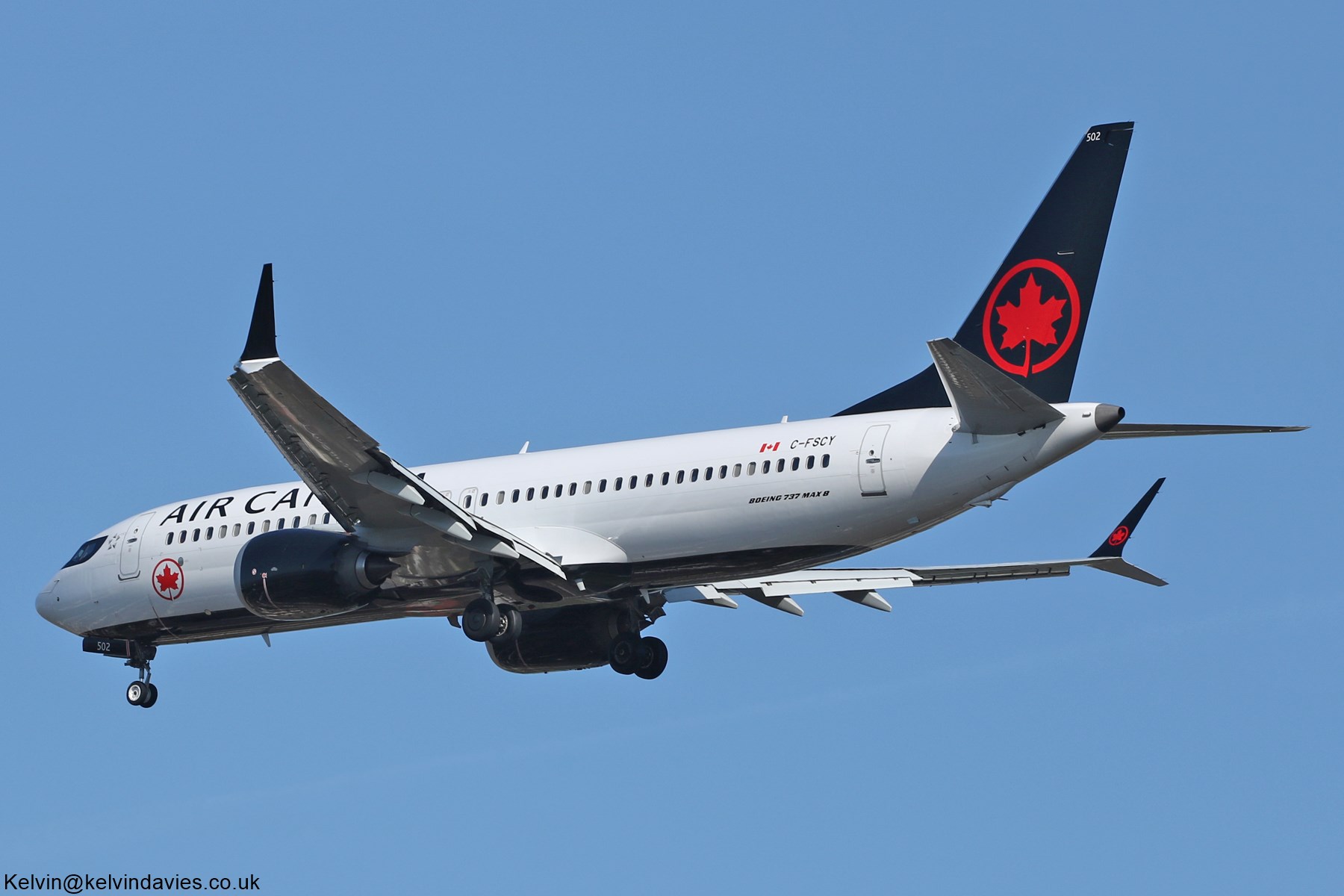 Air Canada 737 Max C-FSCY