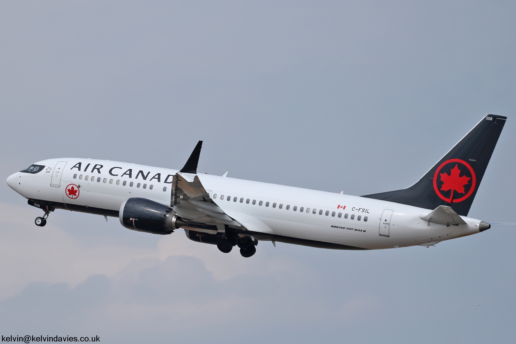 Air Canada 737Max C-FSIL