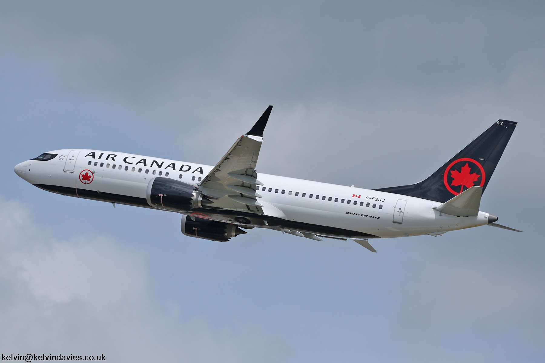 Air Canada 737Max C-FSJJ