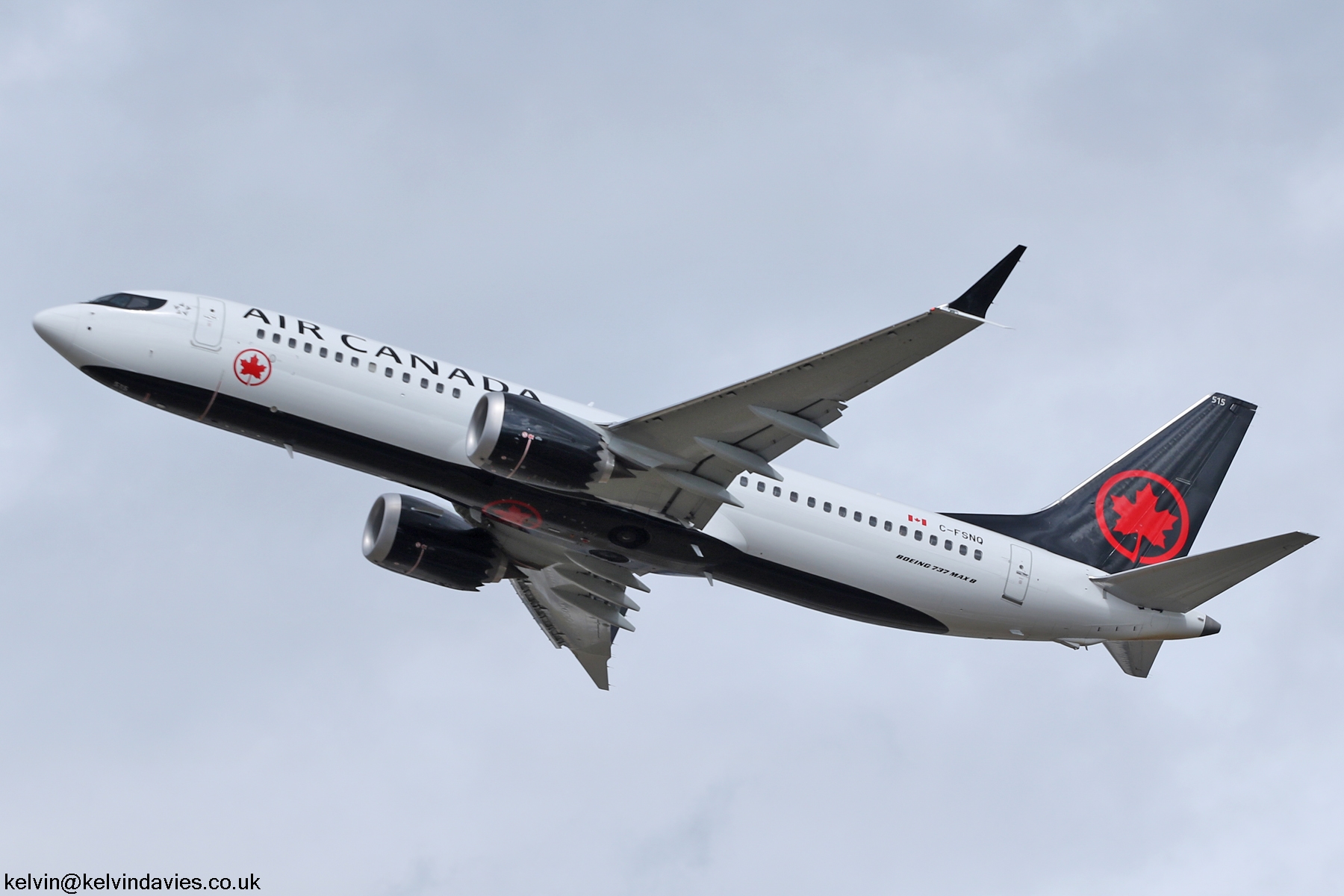 Air Canada 737Max C-FSNQ