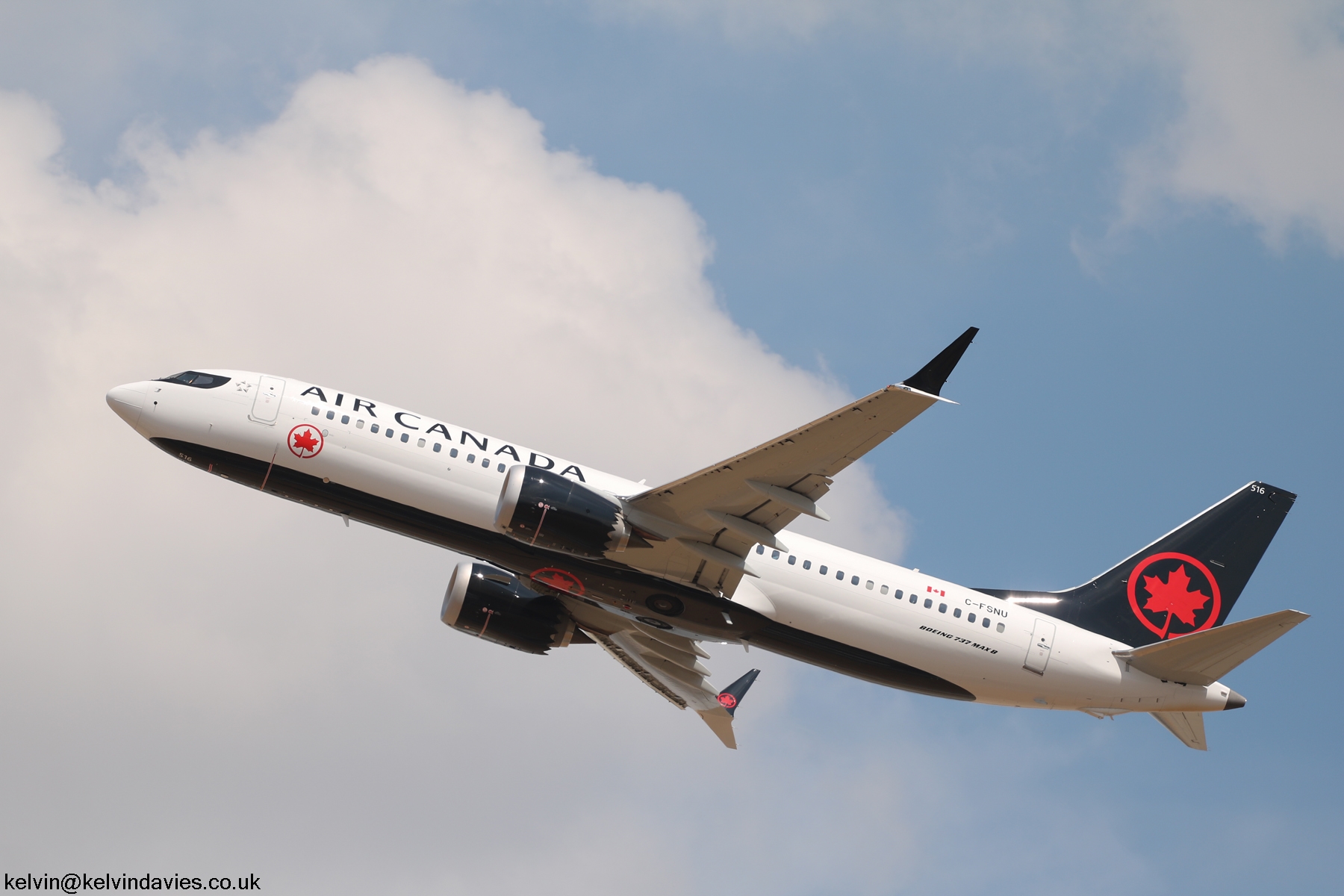 Air Canada 737Max C-FSNU