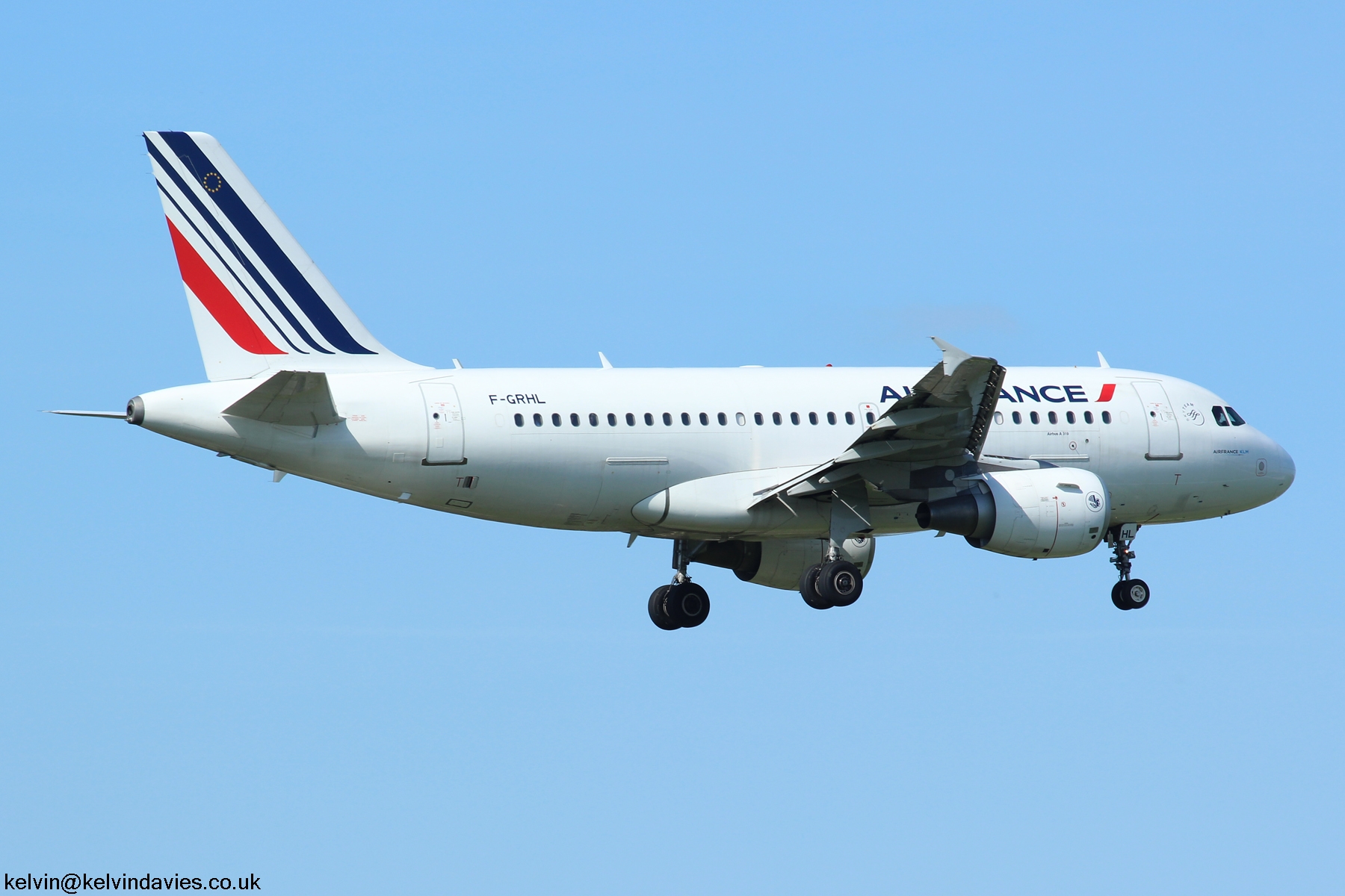 Air France A319 F-GRHL