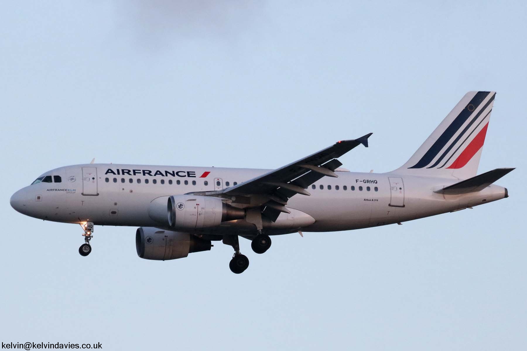 Air France A319 F-GRHQ