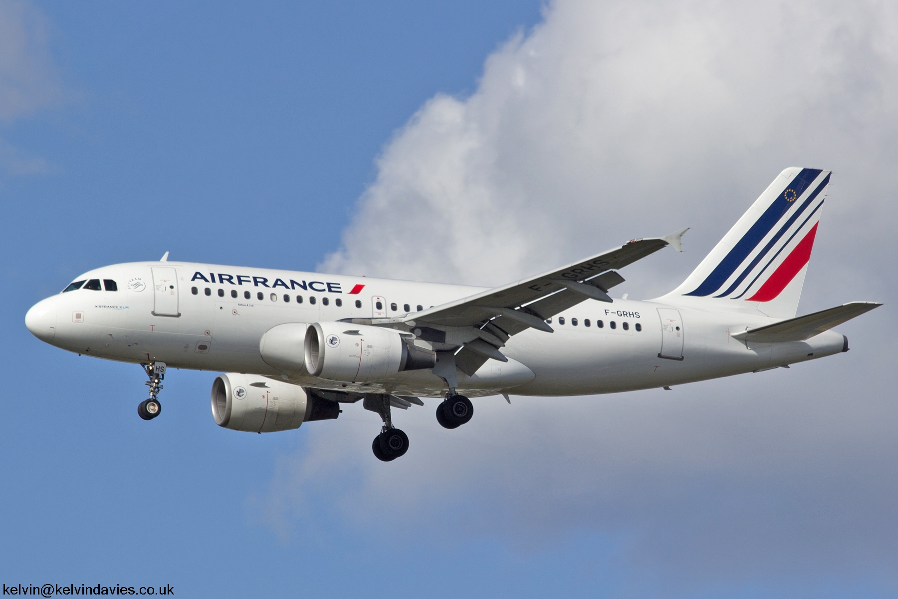 Air France A319 F-GRHS