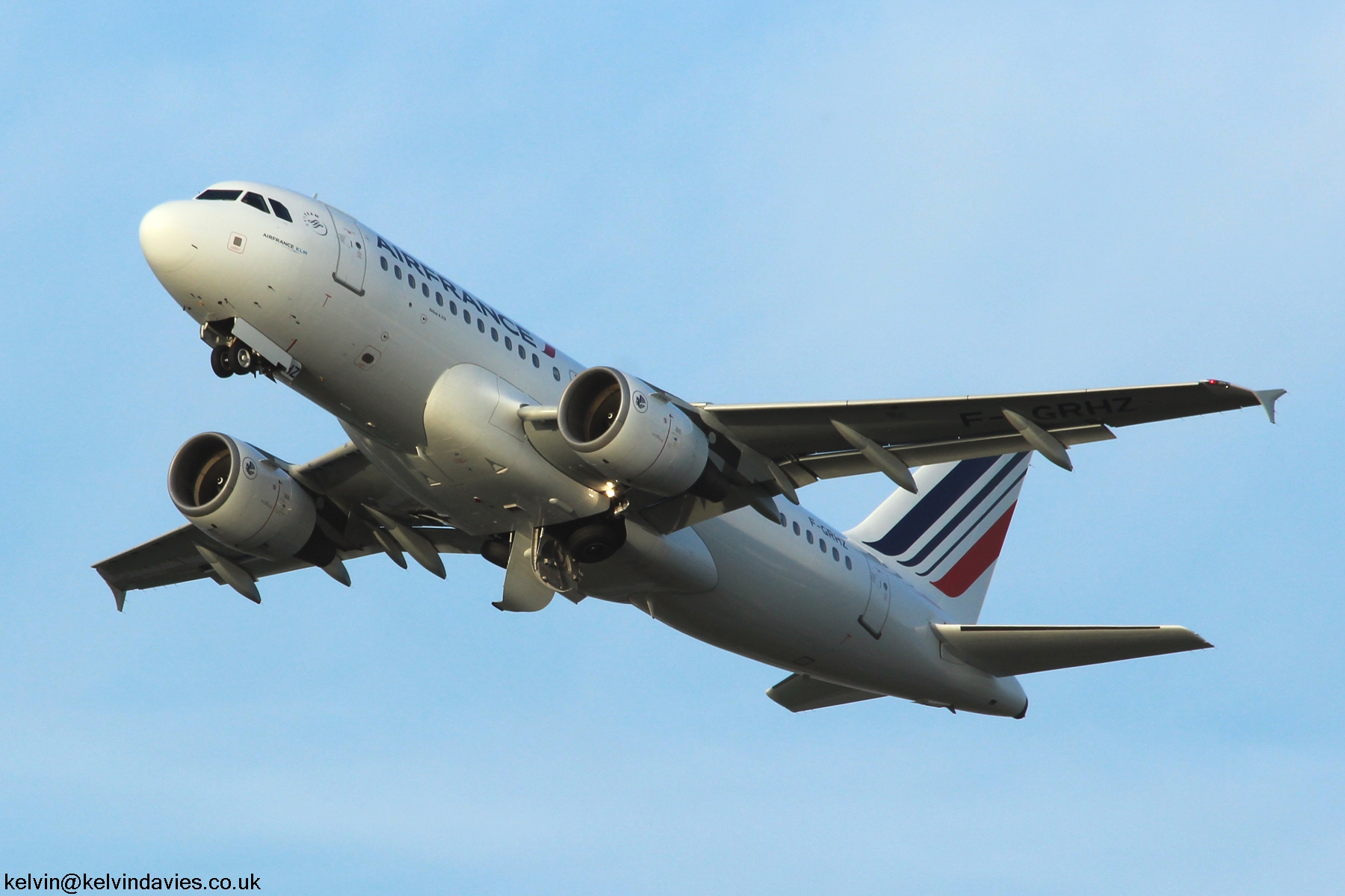 Air France A319 F-GRHZ